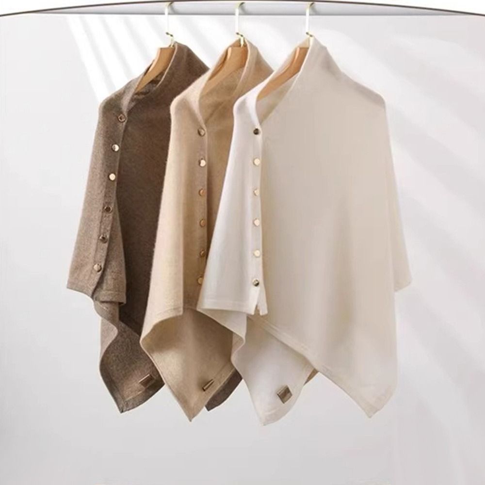 Winter Clothing Women Sale - New with Button Pashmina Shawl Warm