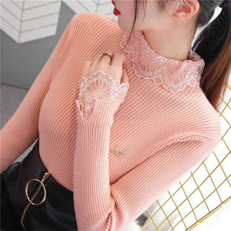 Winter Clothing Trends 2025 - Women Sweater Pullover Winter Knitted Turtleneck