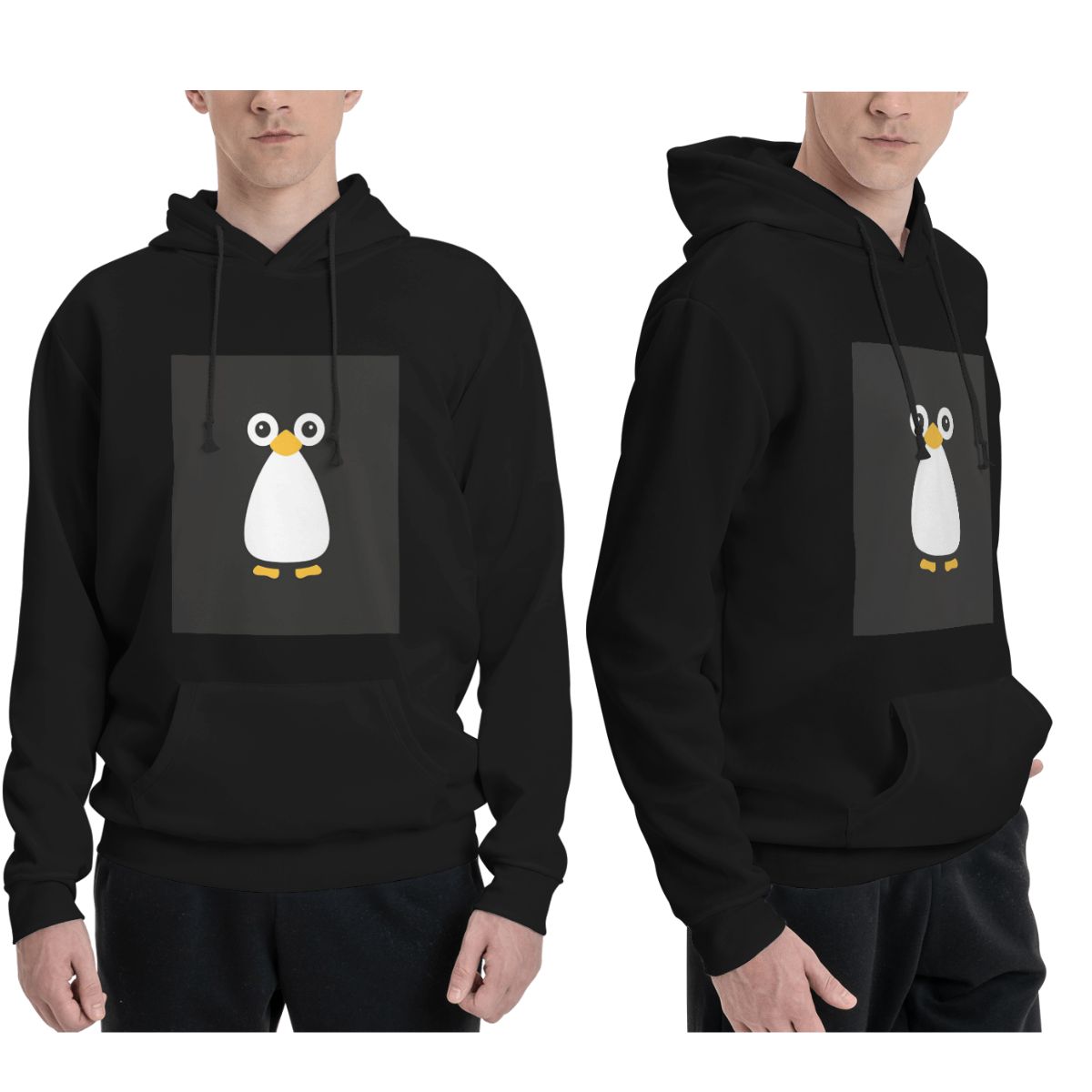 Cute Vector Penguin Hoodies Me - Winter Clothing Vector 评论和价格