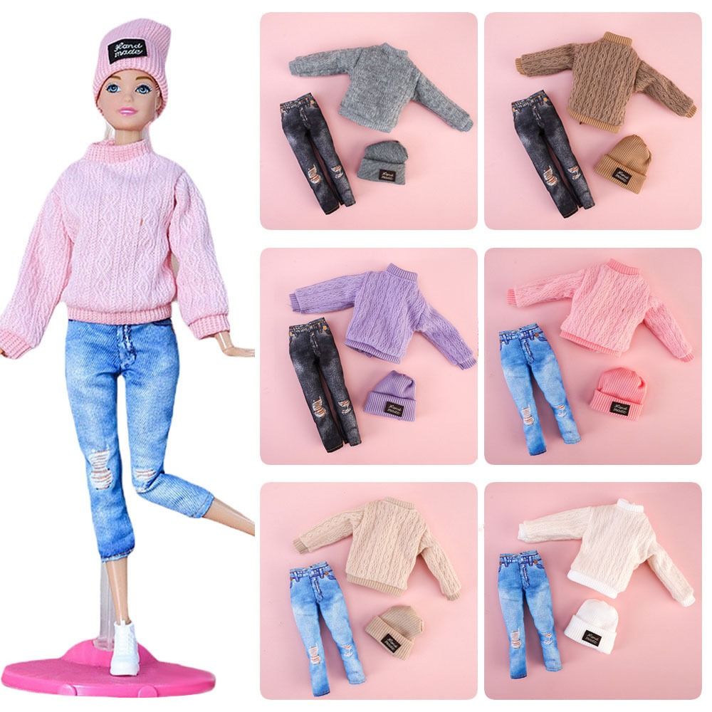 1 Set 1/6 Doll Casual Clothes  - Winter Wear Clothes 评论和价格