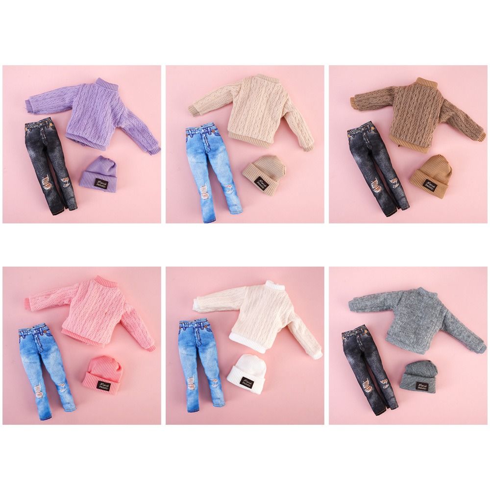 1 Set 1/6 Doll Casual Clothes  - Winter Wear Clothes 评论和价格