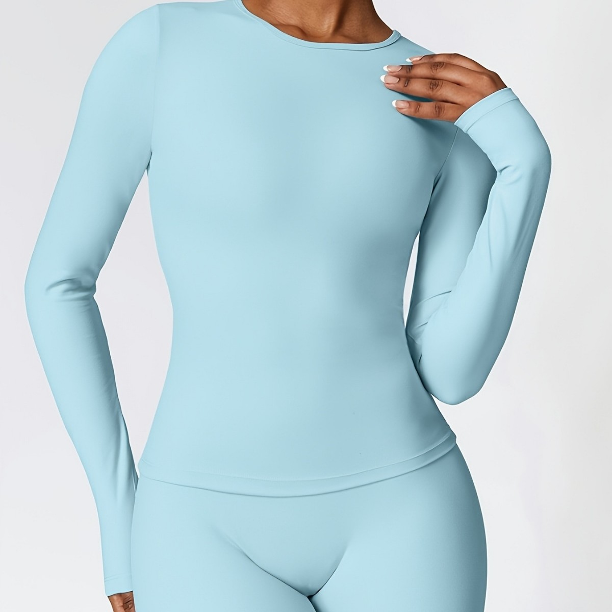 Tight-fitting yoga suit slim l - Winter Clothing For 评论和价格