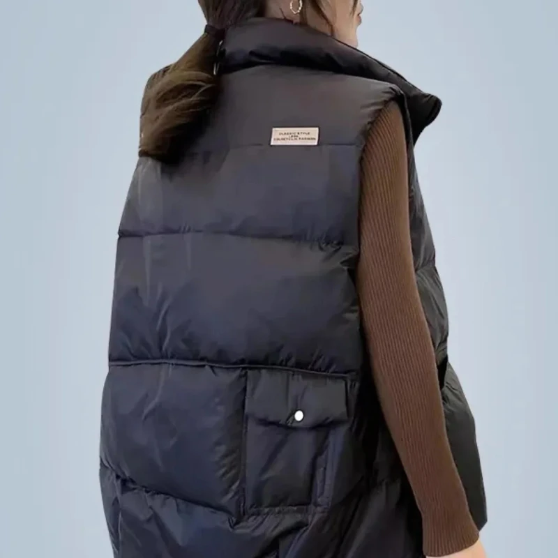 Loose Padded Cotton Waistcoat  - Winter Clothing On Sale Women'S 评论和价格