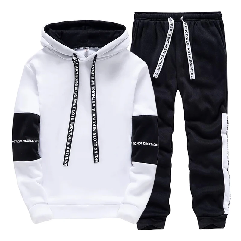 Tracksuit for Man Casual Hoode - Winter Clothing For 评论和价格