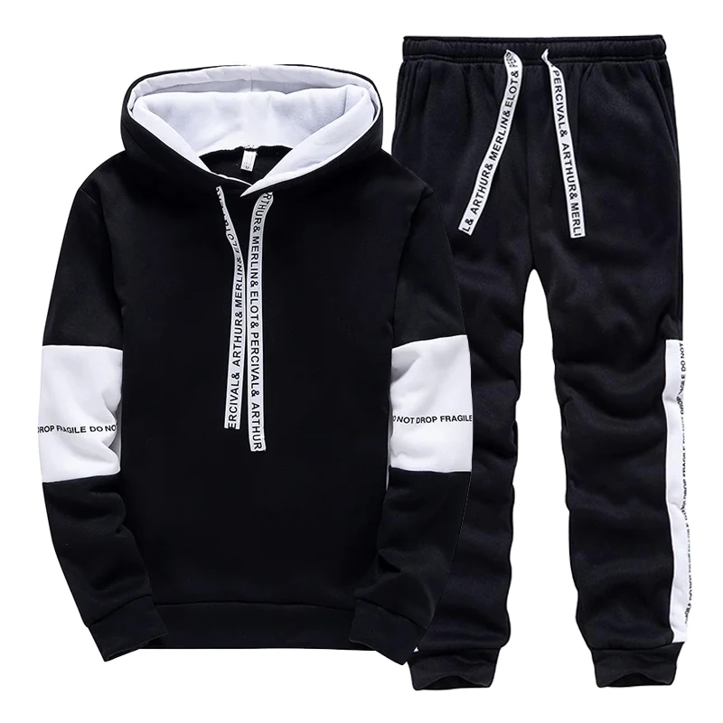 Tracksuit for Man Casual Hoode - Winter Clothing For 评论和价格