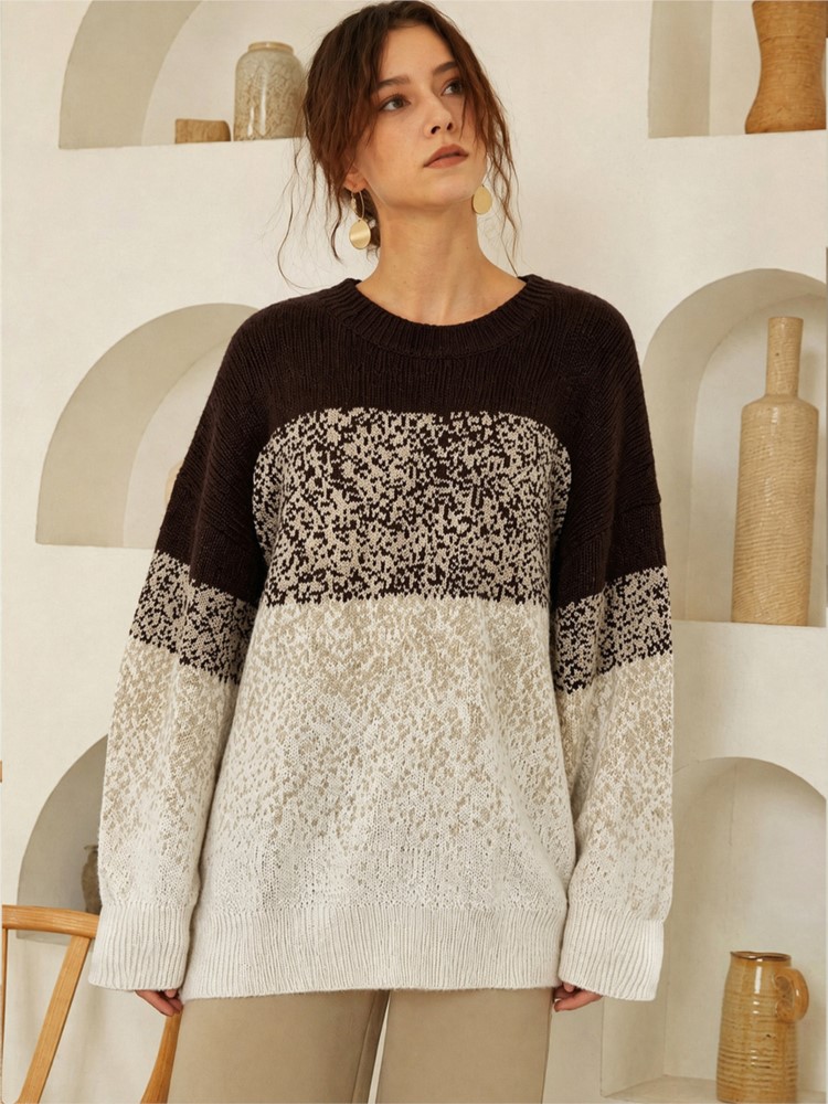 Women's Plus Size Casual Knitt - Winter Clothing For Plus Size Women 评论和价格