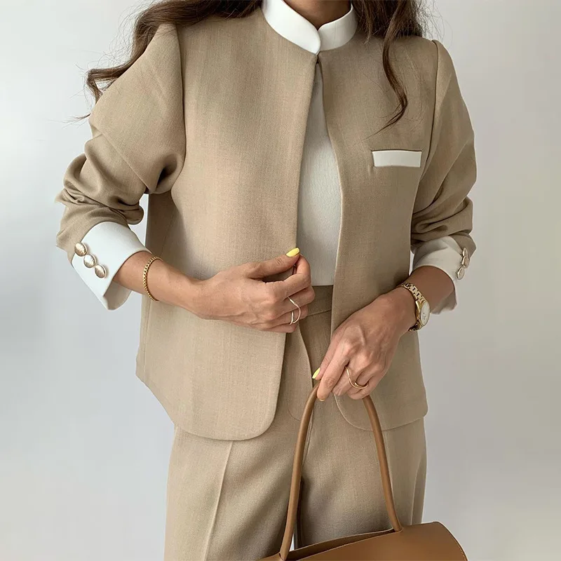 Pants Sets Two Piece Suit Eleg - Winter Clothing Sales 评论和价格