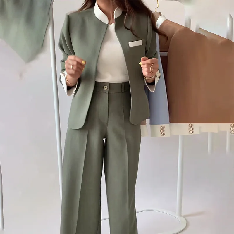 Pants Sets Two Piece Suit Eleg - Winter Clothing Sales 评论和价格