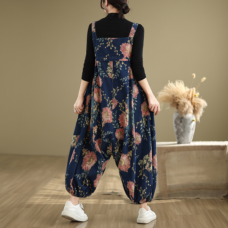 Loose Casual Denim Overalls fo - Winter Clothing For Plus Size Women 评论和价格