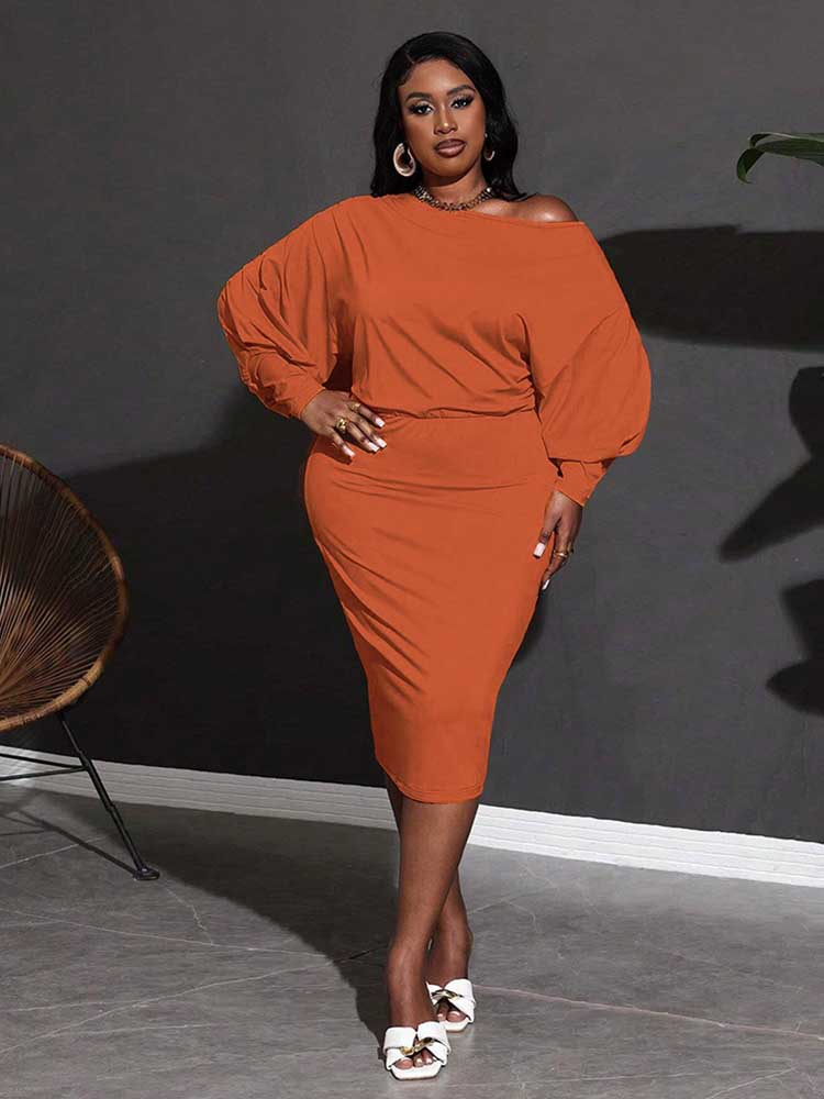 Autumn and Winter Dresses Plus - Winter Clothing For Plus Size Women 评论和价格
