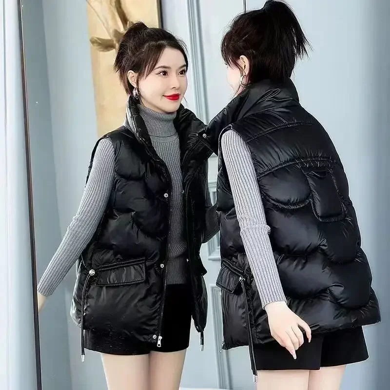 Down Waistcoat Woman Half Quil - Winter Clothing On Sale Women'S 评论和价格
