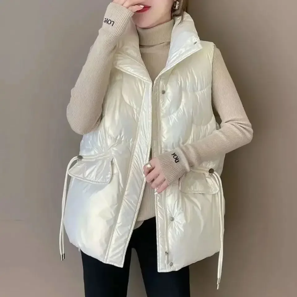 Down Waistcoat Woman Half Quil - Winter Clothing On Sale Women'S 评论和价格