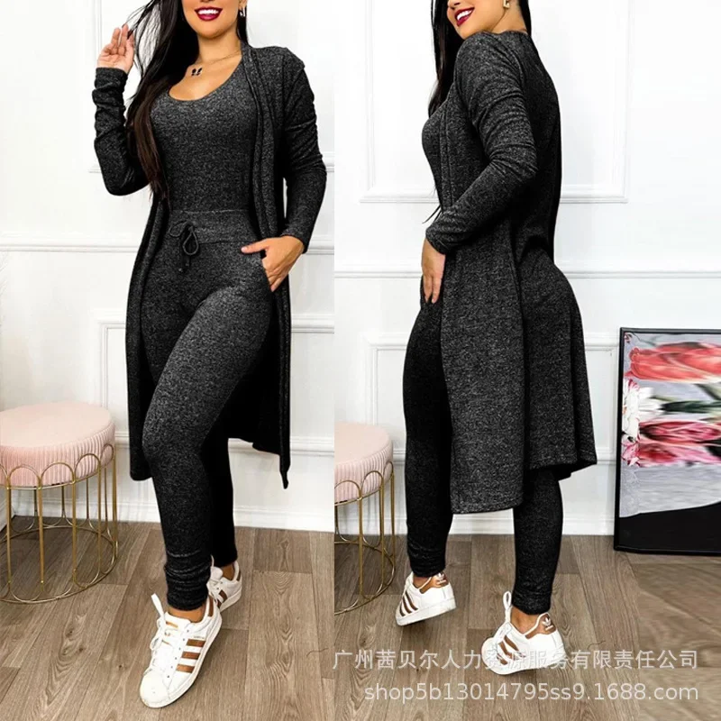 2026 Jumpsuit & Coat Set Autum - Winter Clothing Women Sale 评论和价格