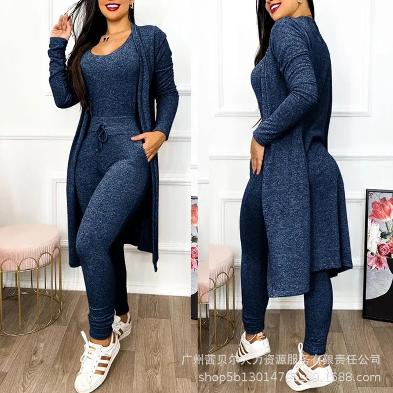 2026 Jumpsuit & Coat Set Autum - Winter Clothing Women Sale 评论和价格