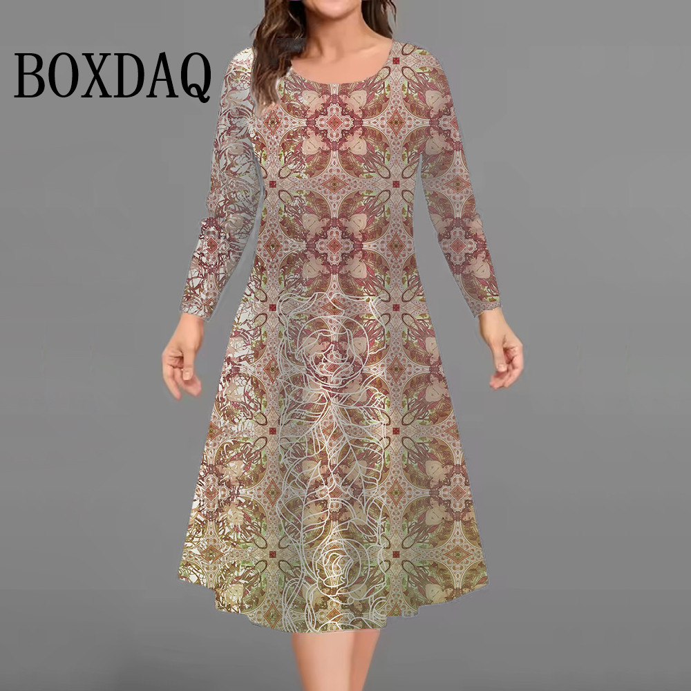 New Fashion Elegant Women Dres - Winter Clothing For Plus Size Women 评论和价格