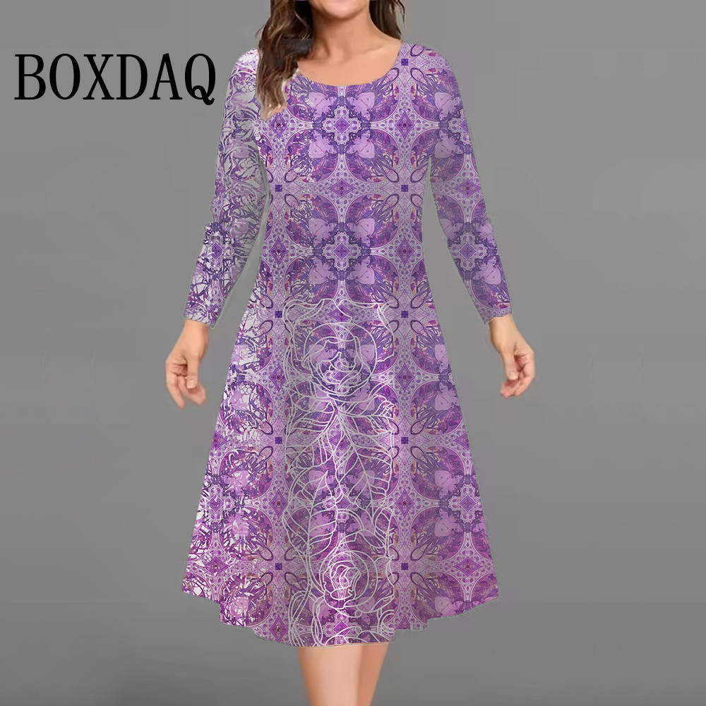 New Fashion Elegant Women Dres - Winter Clothing For Plus Size Women 评论和价格