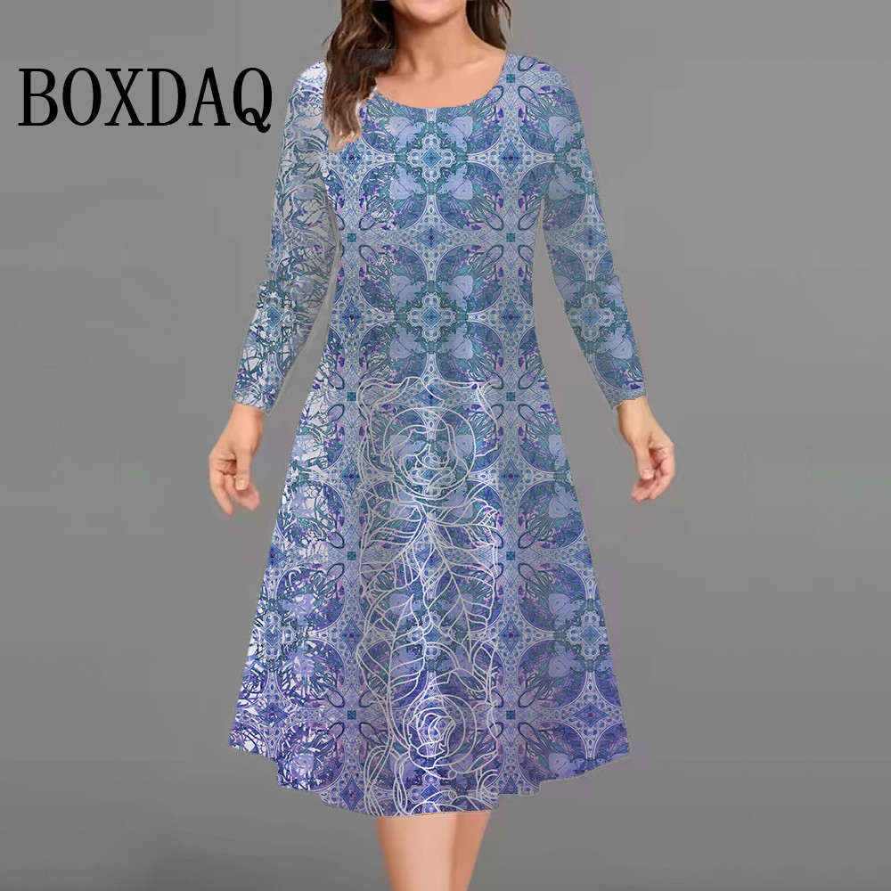 New Fashion Elegant Women Dres - Winter Clothing For Plus Size Women 评论和价格