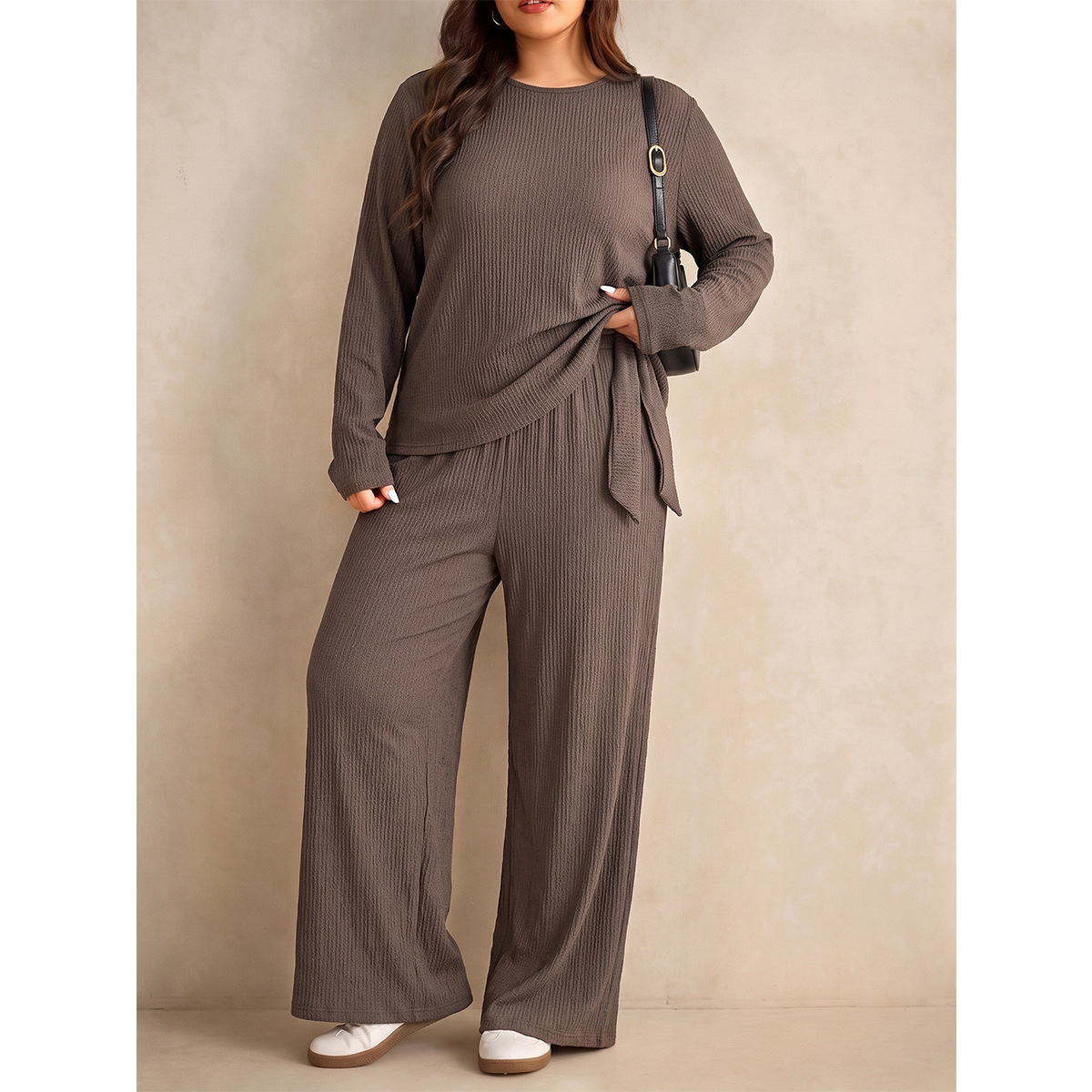 2 Piece Women Sets New Arrival - Winter Clothing For Plus Size Women 评论和价格
