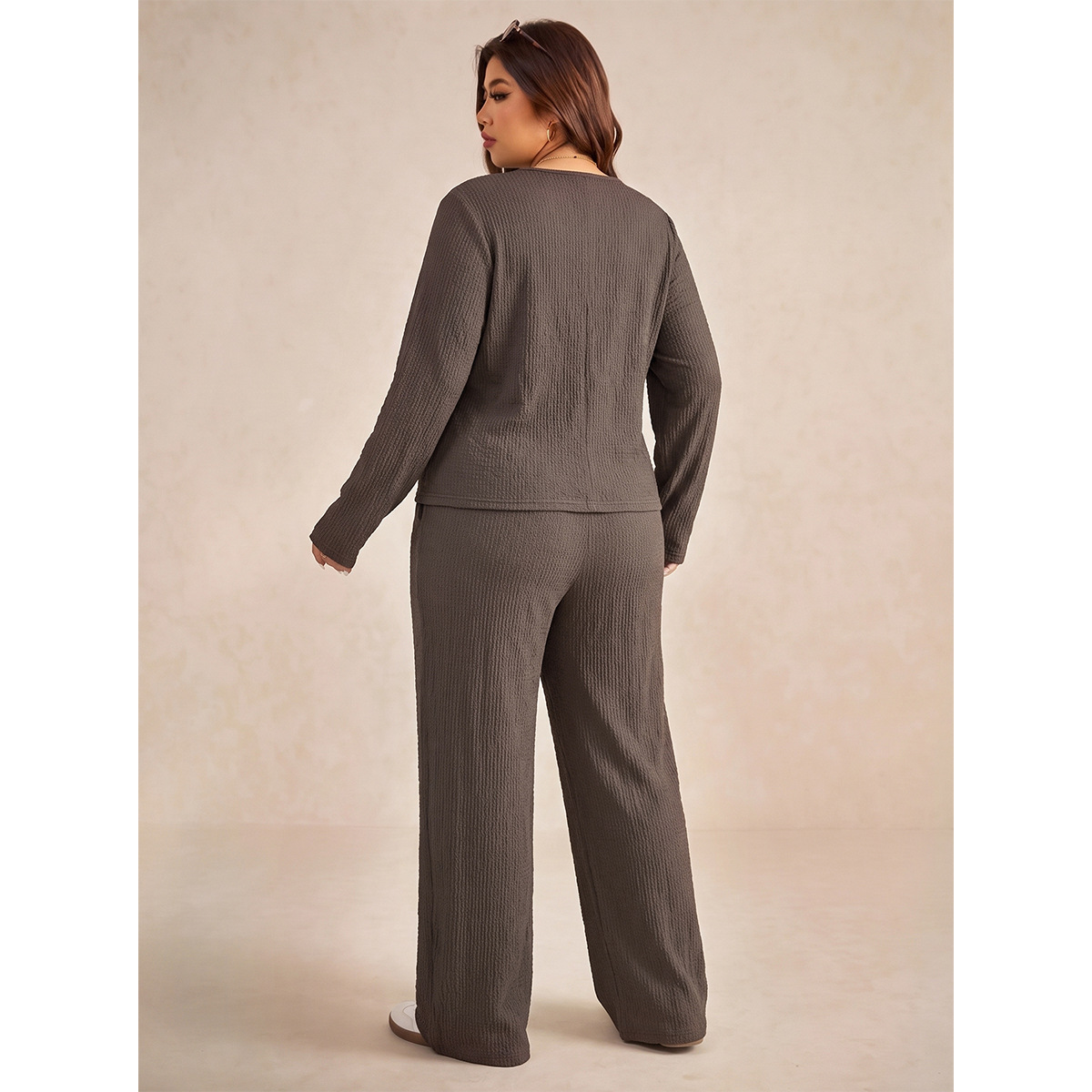 2 Piece Women Sets New Arrival - Winter Clothing For Plus Size Women 评论和价格