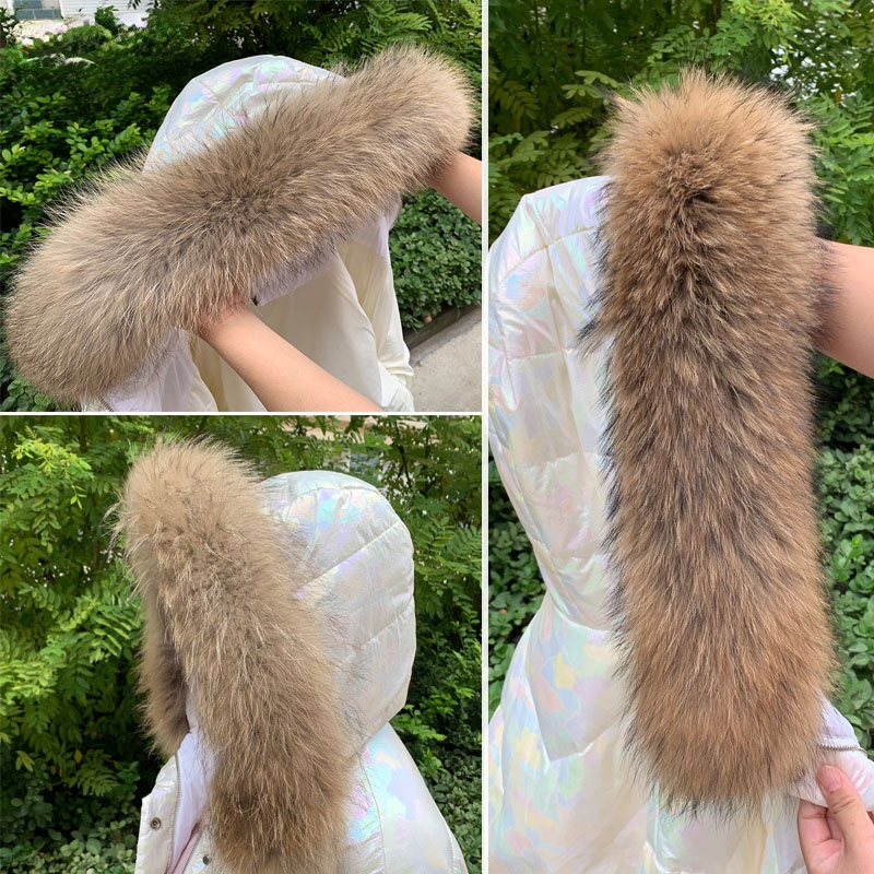 Real Fur Collar for Coat Parka - Winter Clothing Women Sale 评论和价格
