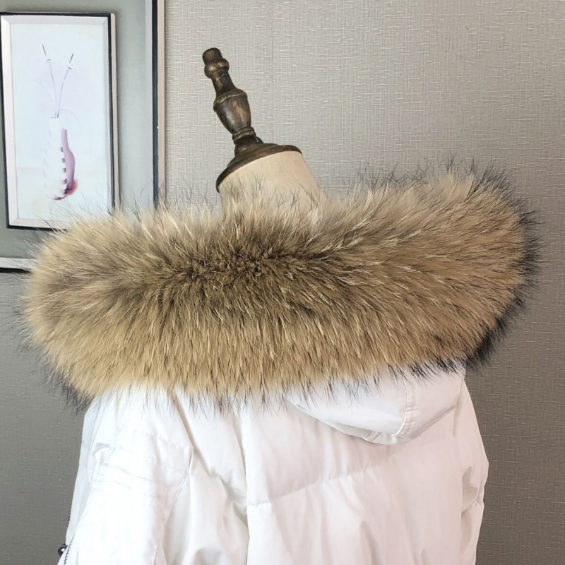Real Fur Collar for Coat Parka - Winter Clothing Women Sale 评论和价格