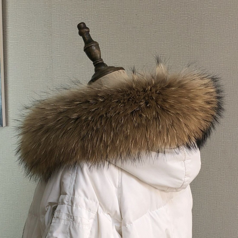 Real Fur Collar for Coat Parka - Winter Clothing Women Sale 评论和价格