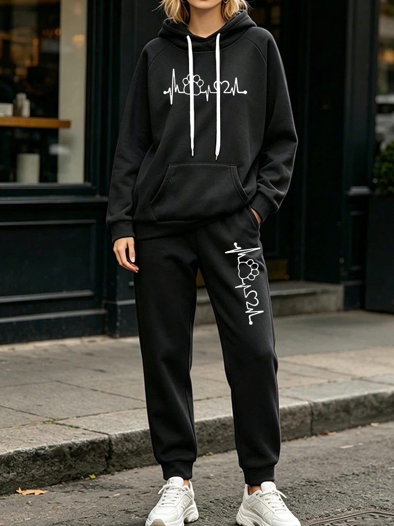 Fashion Women's 2 Pcs Sets Aut - Winter Clothing For 评论和价格