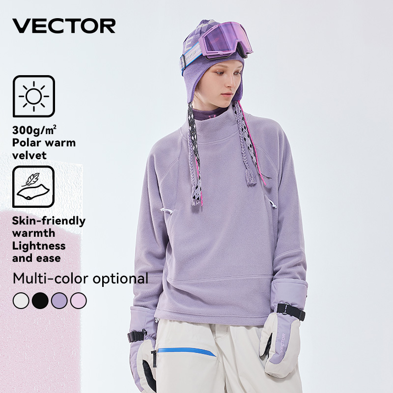 VECTOR Fleece Jacket Woman Men - Winter Clothing Vector 评论和价格