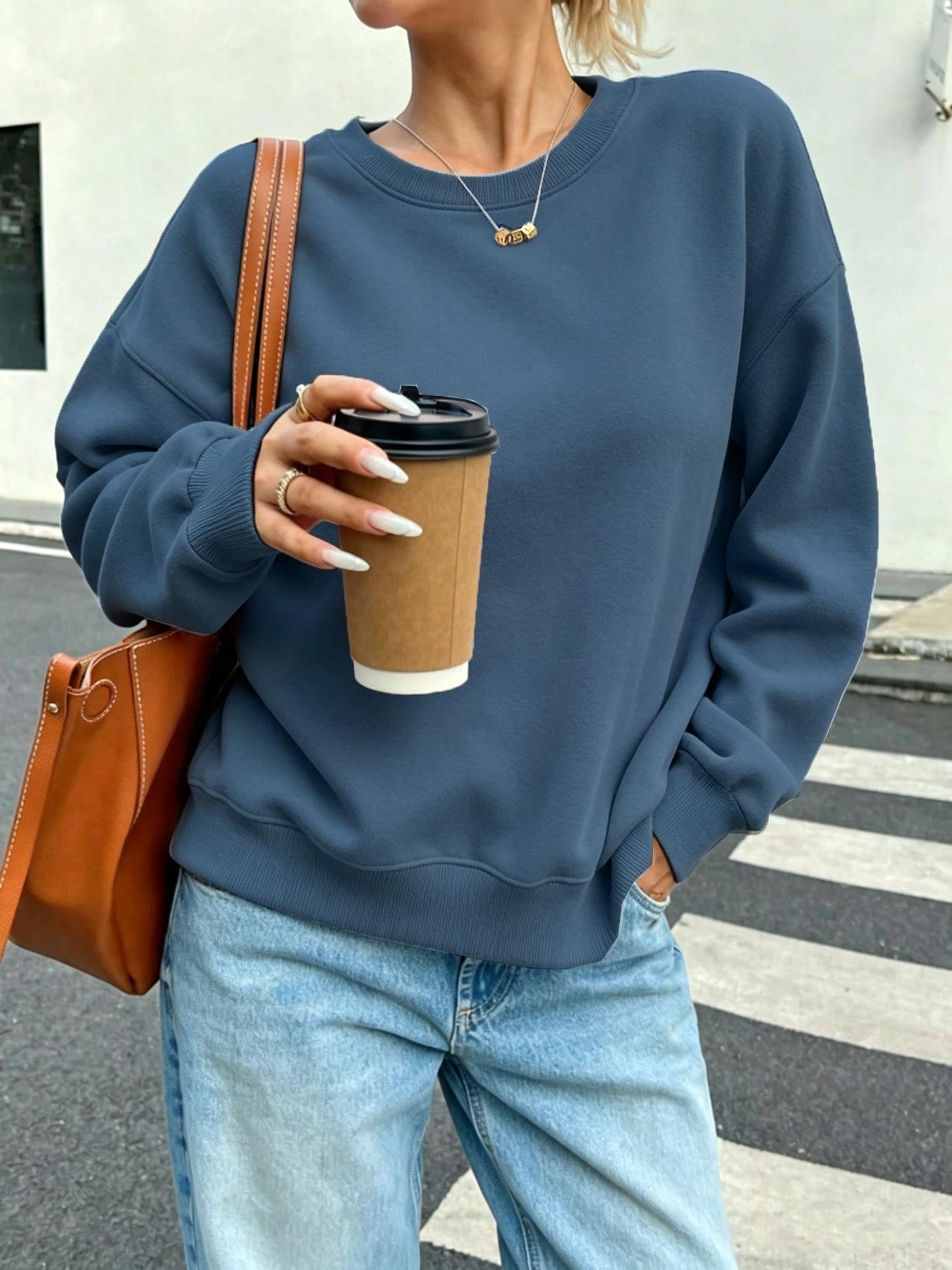 Solid Women's Casual Sweatshir - Winter Clothing On Sale Women'S 评论和价格