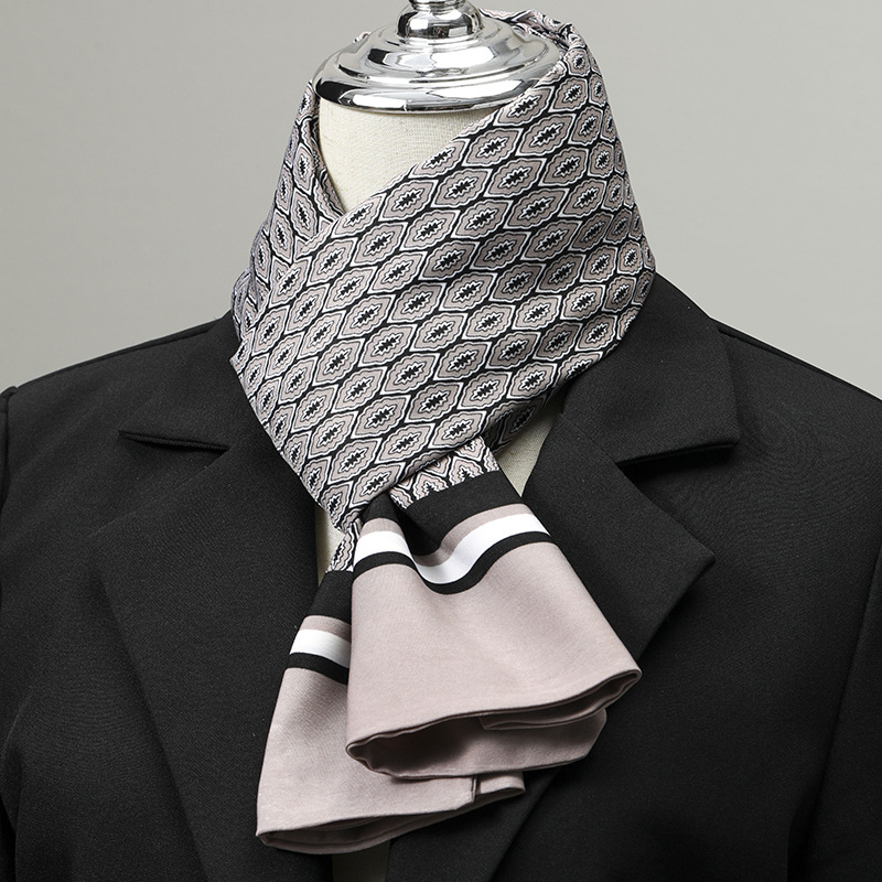 Men's Scarf Imitation Silk Nec - Winter Clothing Gear 评论和价格