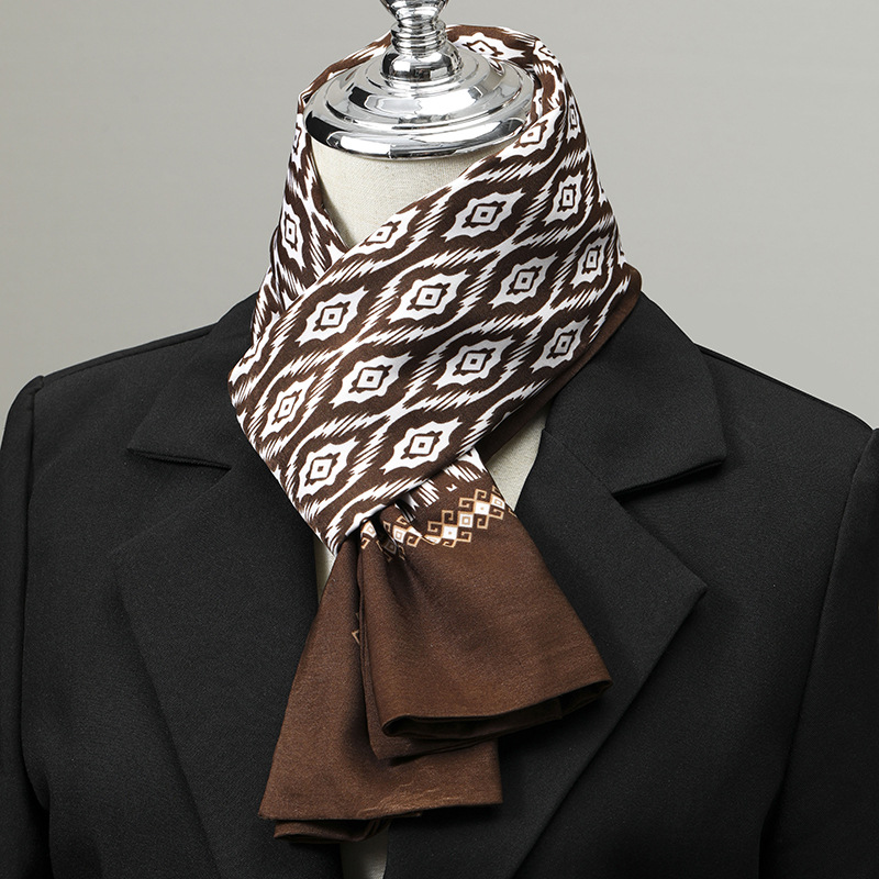 Men's Scarf Imitation Silk Nec - Winter Clothing Gear 评论和价格