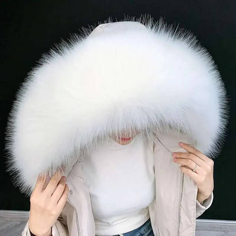 Detachable Faux Fur Collar Ext - Winter Clothing Women Sale 评论和价格