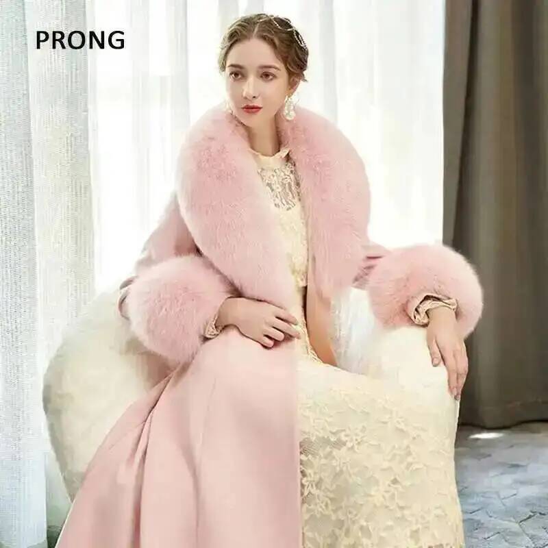 100% Real Fox Fur Collar Winte - Winter Clothing Women Sale 评论和价格