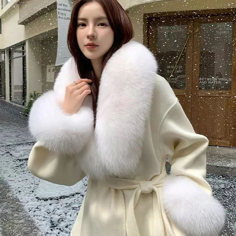 2025 Real Fox Fur Collar Winte - Winter Clothing Women Sale 评论和价格