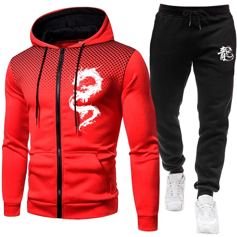Men's Paris Dragon Pattern Fas - Winter Clothing Gear 评论和价格
