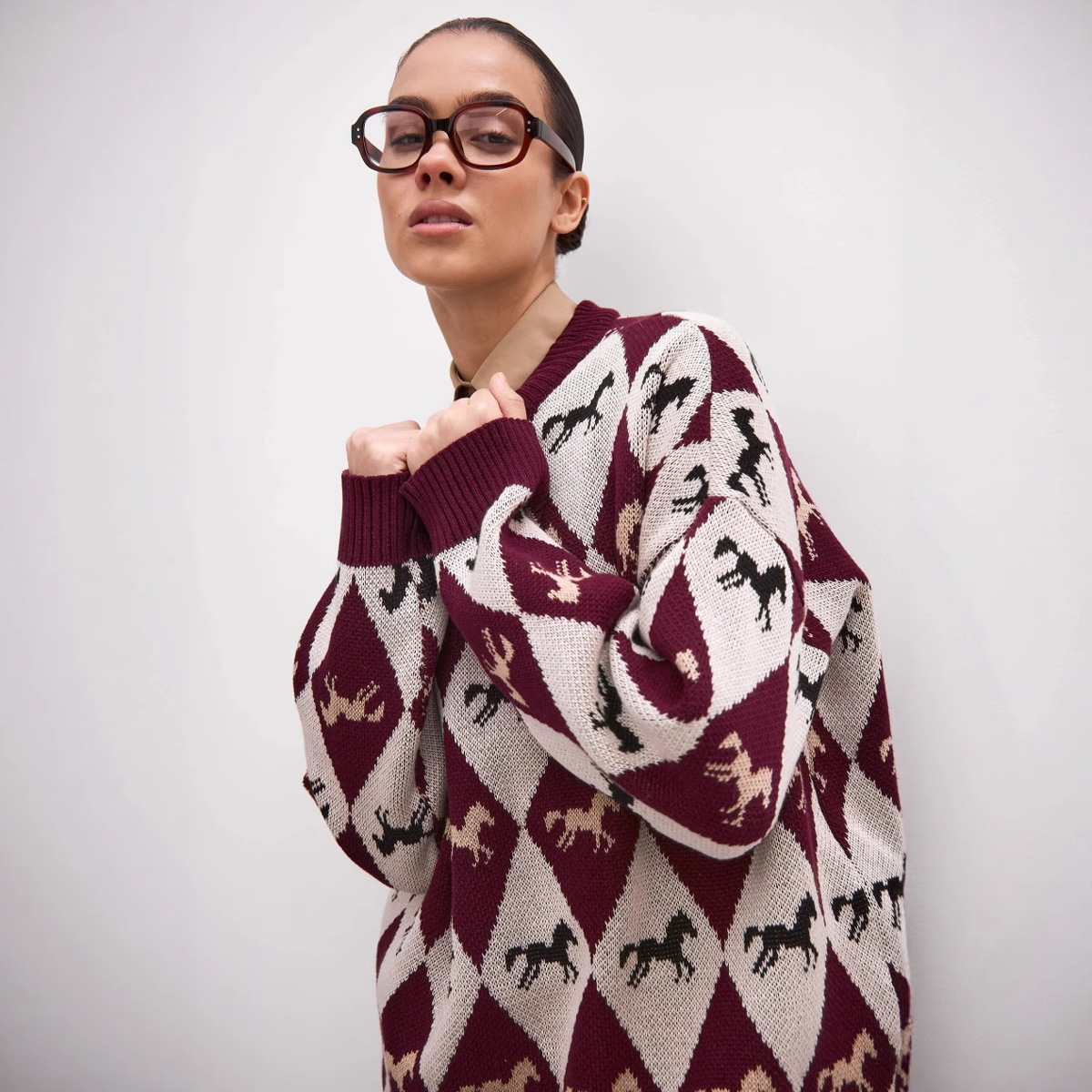 Zekye Knitwear Crew Neck Sweat - Winter Clothing Trends 2025 评论和价格